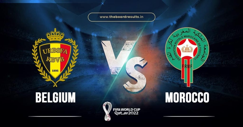 Belgium National Football Team Vs Morocco National Football Team Match