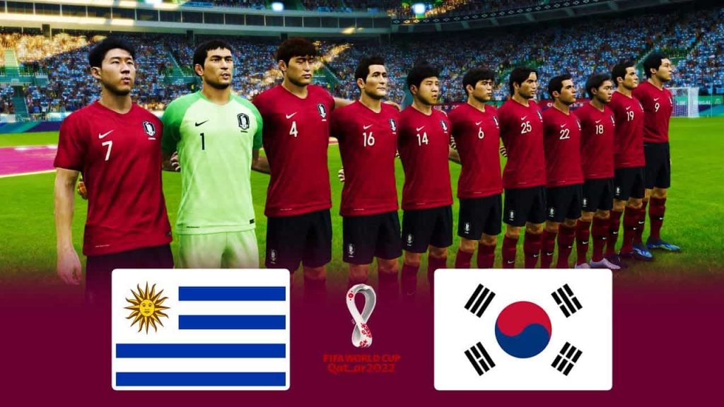 Uruguay vs South Korea Football Match