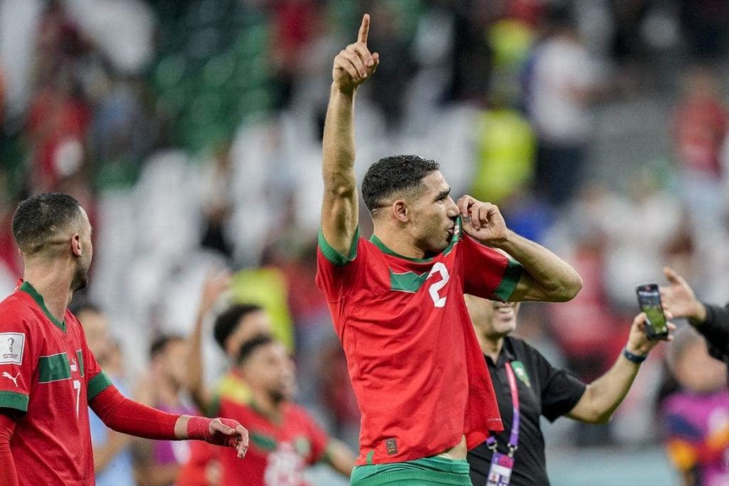 Achraf Hakimi Leads Morocco Into The Quarter-finals