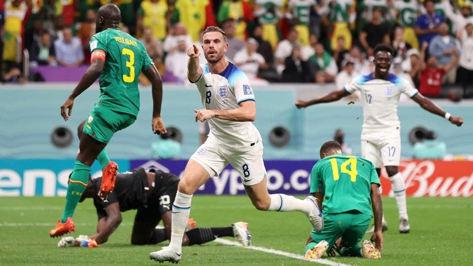 England Knocks Out Senegal 