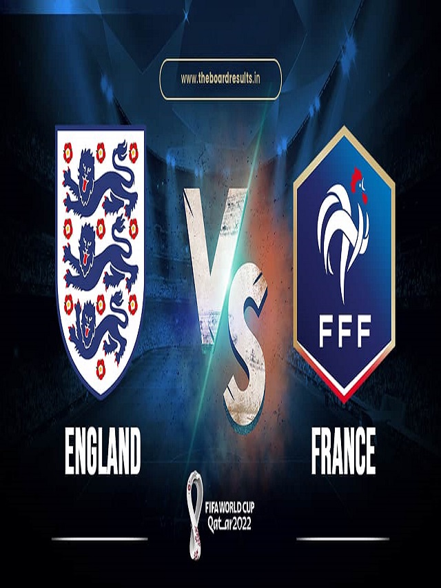 England vs France Football Match poster