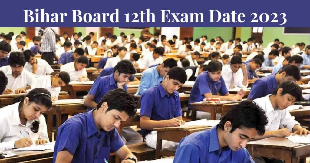 Bihar Board 12th Exam Date 2023 Science, Arts & Commerce - Inter Time Table 2023 PDF Link