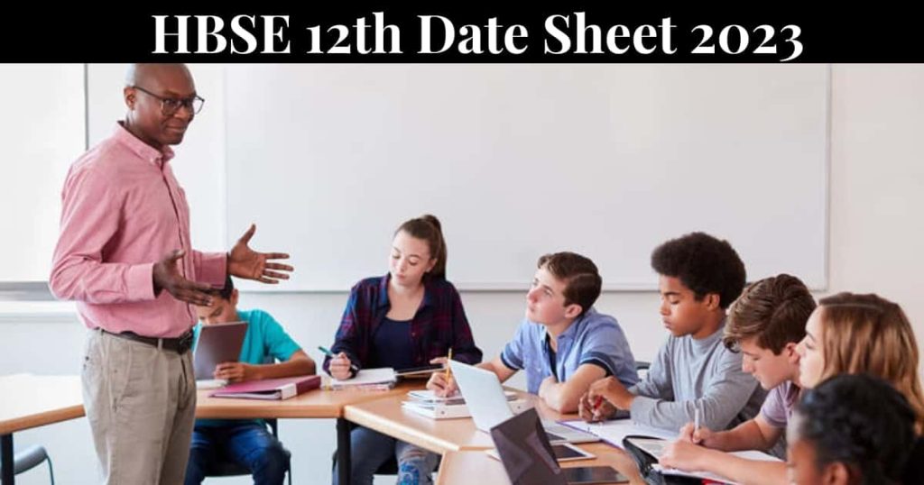 HBSE 12th Date Sheet 2023 - www.bseh.org.in Haryana Class 12th PDF
