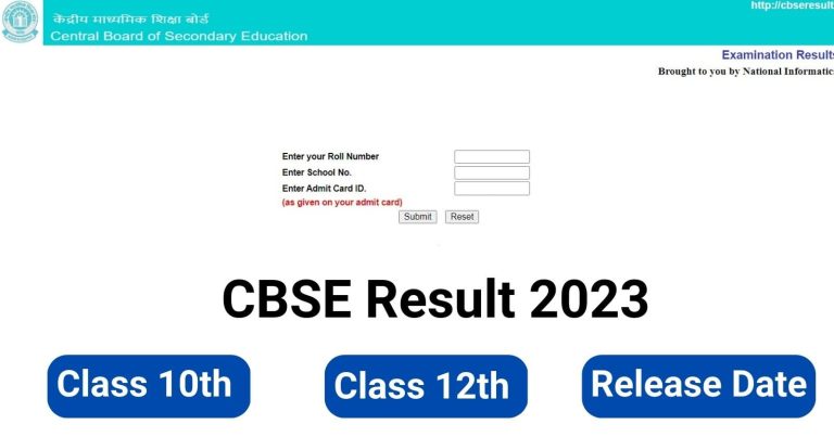 CBSE Result 2023 - Class 10, 12 Result Release Date OUT, Roll No, Name Wise @Cbseresults.Nic.In