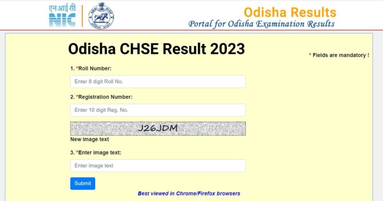 Odisha CHSE Result 2023 - Class 12 Result 2023 Released Date, Name, Roll No Wise @orissaresults.nic.in