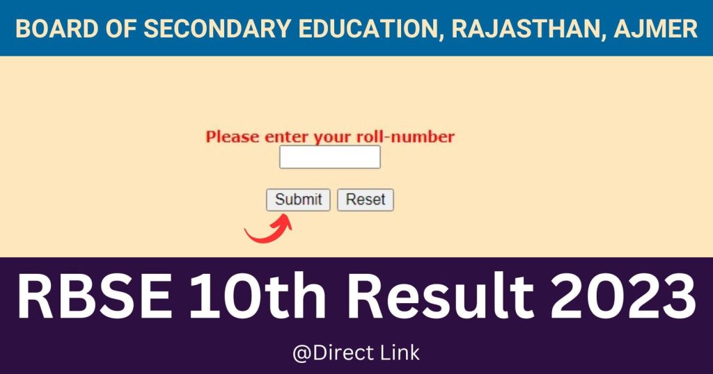 RBSE 10th Result 2023 Date - Rajasthan Class 10th Result Kab Aayega, Marksheet Download Link